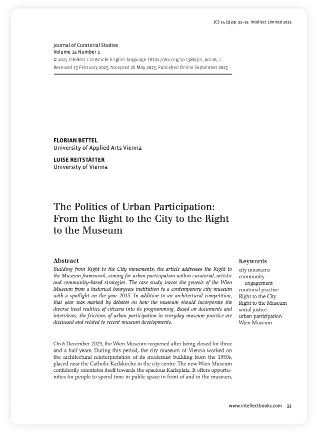 Politics of Urban Participation