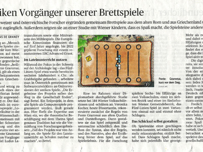 Die antiken Vorgänger unserer Brettspiele