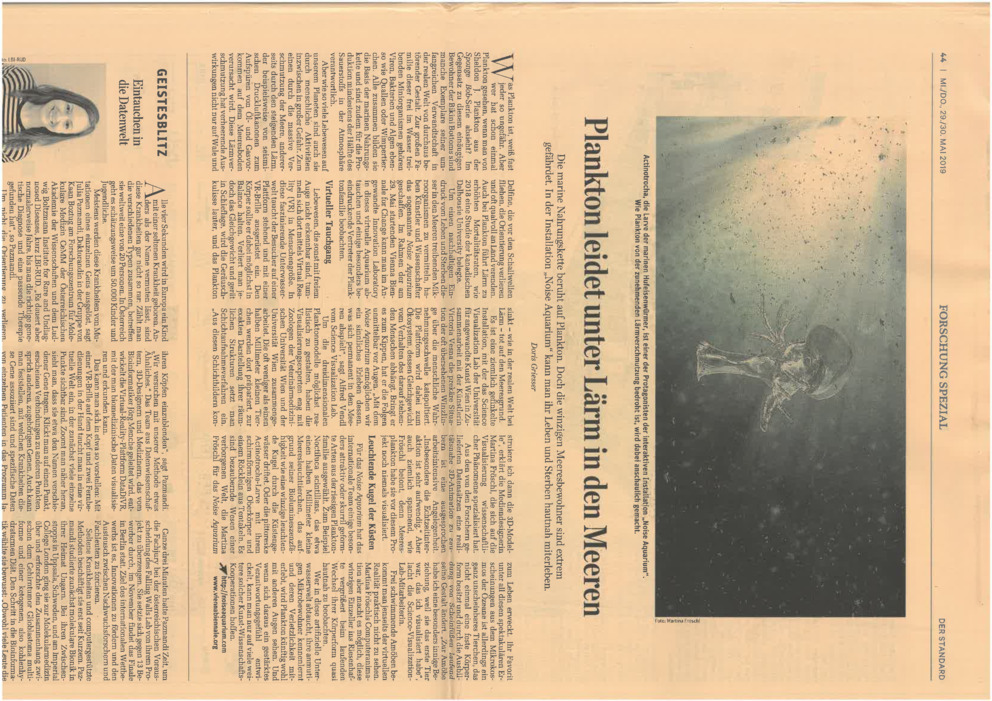 Plankton leidet unter Lärm in den Meeren