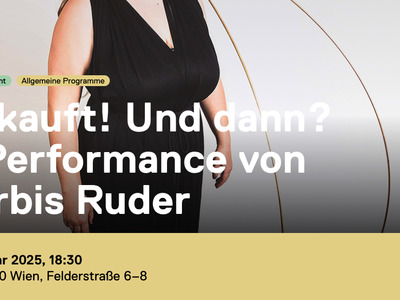 Gekauft! Und dann? - Performance von Barbis Ruder, Präsentation Mundstücke v2