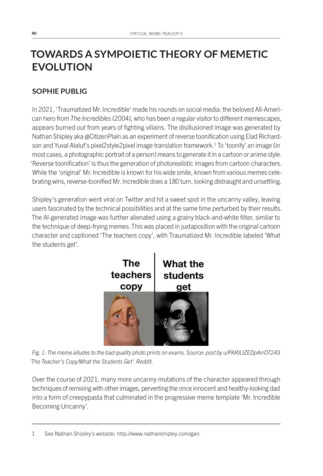 Towards a Sympoietic Theory of Memetic Evolution