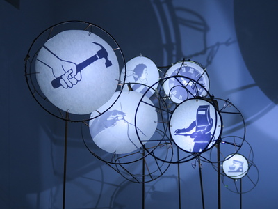 Zwei Hände, ein Kopf und eine Schattenprojektion - Handwerksberufe, Ein Forschungsprojekt über Handwerksberufe