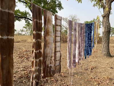 Natural Dye Workshop / Ghana, transcultural learning community