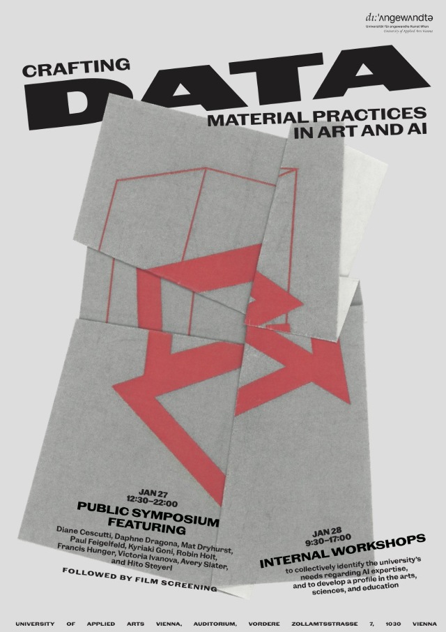 Crafting Data: Material Practices in Art and AI