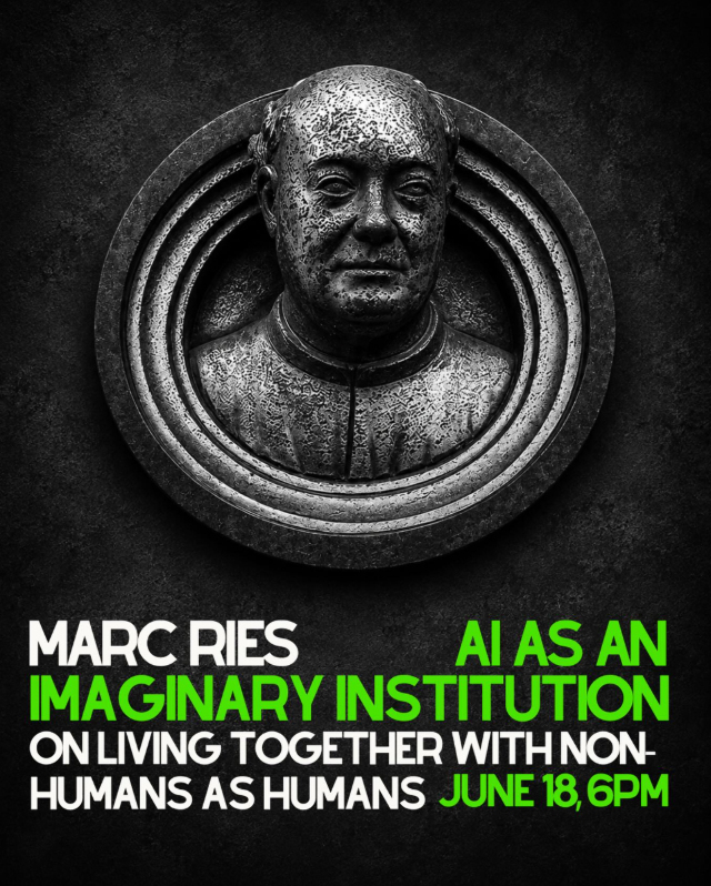 AI as an Imaginary Institution